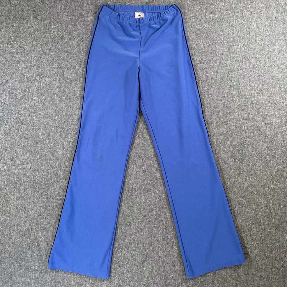 Foot Locker Vintage Track‎ Pants Mens Medium Blue Flare Leg Side Stripe Y2K 00s